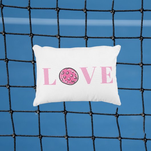 ピンク名門私立校風ののピックボールピンクの愛 アクセントクッション