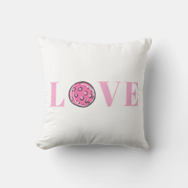 ピンク名門私立校風ののピックボールピンクの愛 クッション