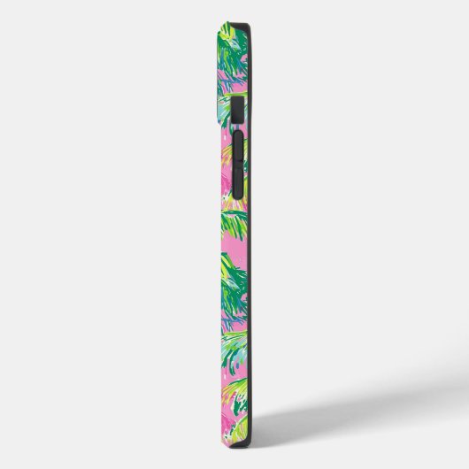 ピンク名門私立校風のの熱帯 Case-Mate iPhoneケース (裏面 / 左)