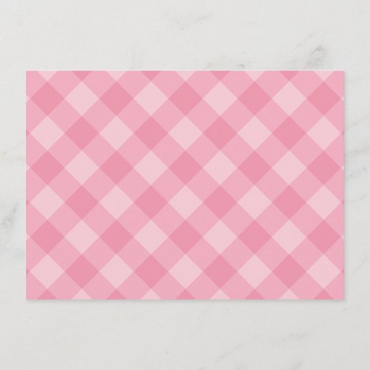 ピンク名門私立校風のカボチャ誕生日タイムカプセルノート エンクロージャーカード (裏面)