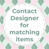 ピンク名門私立校風のグリーンゴルフカート赤ちゃん女の子シャワーの好意 ラウンドシール