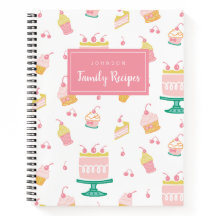 ピンク名門私立校風のケーキレシピ本