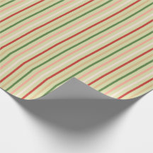 ピンク名門私立校風のミントグリーンクリスマスカラフルストライプ