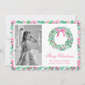 ピンク名門私立校風の&グリーンパームビーチリース写真 シーズンカード (正面)