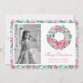 ピンク名門私立校風の&グリーンパームビーチリース写真 シーズンカード (正面)