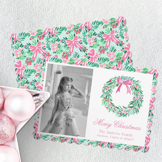 ピンク名門私立校風の&グリーンパームビーチリース写真 シーズンカード