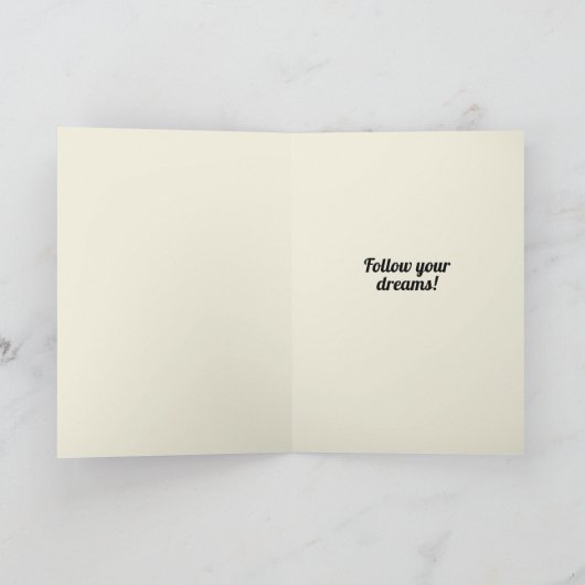 ピンク君が卒業カードにしたんだ カード (内部)