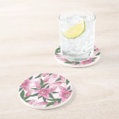 ピンク咲きユリ コースター (側面)