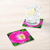 ピンク咲きワイルドフラワー – コースター (インサイチュ)