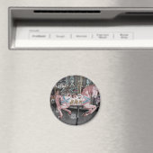 ピンク回転木馬馬 マグネット (インサイチュ (食洗機))