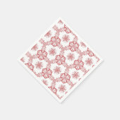 ピンク図形 スタンダードカクテルナプキン (角)