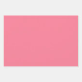 ピンク図解入りの、写真付きののクリスマスツリーラッピング紙 ラッピングペーパーシート (正面2)