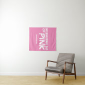 ピンク国際的のカスタマイズ可能な日 タペストリー (インサイチュ(横))