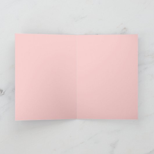 ピンク国際的ウィメンズデーの3月8日 カード (内部)