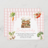 ピンク地元で育ったベビー用の新鮮マーケットブック ポストカード (正面/裏面)