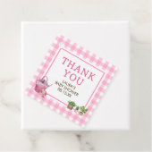 ピンク地元で育った赤ちゃんシャワー広場 フェイバータグ (インサイチュ)