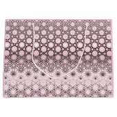 ピンク変態デザイン ラージペーパーバッグ (正面)