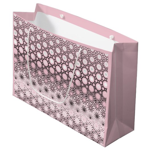 ピンク変態デザイン ラージペーパーバッグ (正面アングル)