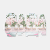 ピンク夏期グラム |プールパーティー フェイバーボックス (折り畳みなし)