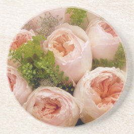 ピンク大切のバラ コースター