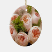 ピンク大切のバラ セラミックオーナメント (右)