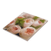 ピンク大切のバラ タイル (側面)