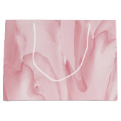 ピンク大切色 ラージペーパーバッグ (正面)