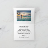 ピンク大理石アートデコデザインホテルウェディング サンキューカード (内部)