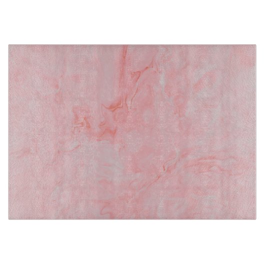 ピンク大理石ガラス切断板 カッティングボード (正面)