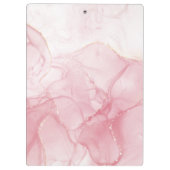 ピンク大理石クリップボード クリップボード (裏面)