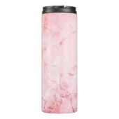 ピンク大理石ダイヤきらきら光るパーソナライズされたン タンブラー (裏面)