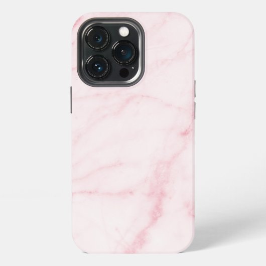 ピンク大理石テクスチャー iPhoneケース (裏面)