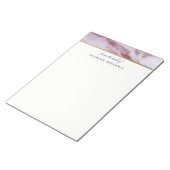 ピンク大理石メモ帳 ノートパッド (アングル)