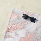 ピンク大理石瑪瑙 ビーチタオル (インサイチュ)