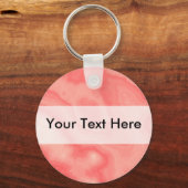 ピンク大理石 キーホルダー (正面)