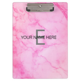ピンク大理石 クリップボード