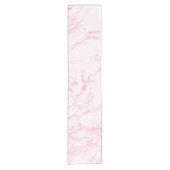 ピンク大理石 ショートテーブルランナー (正面)