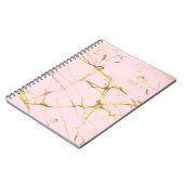 ピンク大理石 ノートブック (左側)