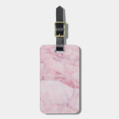 ピンク大理石 ラゲッジタグ (正面縦)