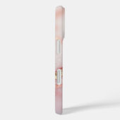 ピンク大理石 高級ゴールド オーダーメイド Case-Mate iPhoneケース (裏面 / 右)