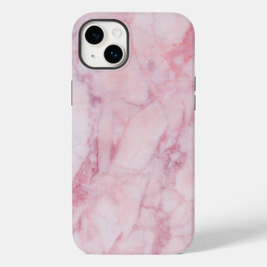 ピンク大理石 Case-Mate iPhoneケース (裏面)