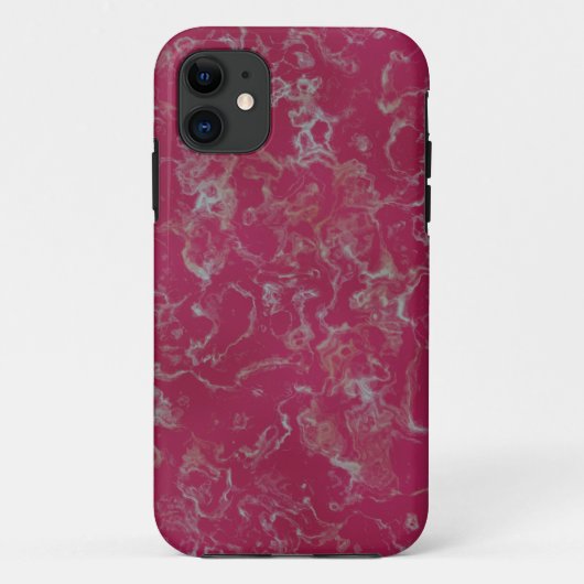 ピンク大理石 Case-Mate iPhoneケース (裏面)