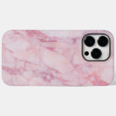ピンク大理石 Case-Mate iPhoneケース (裏面 (横))
