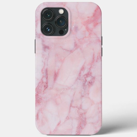ピンク大理石 Case-Mate iPhoneケース (裏面)