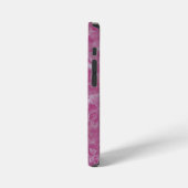 ピンク大理石 iPhoneケース (左側面)