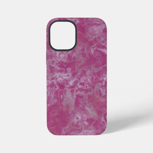 ピンク大理石 iPhoneケース (裏面)