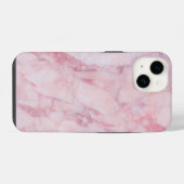 ピンク大理石 iPhoneケース (裏面横)
