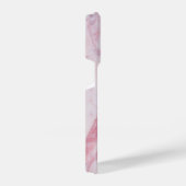 ピンク大理石 iPhoneケース (右側面)