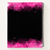 ピンク天体シグネチャーモノグラム ノートブック (裏面)