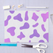 ピンク女の子らし牛 薄葉紙 (クラフト)